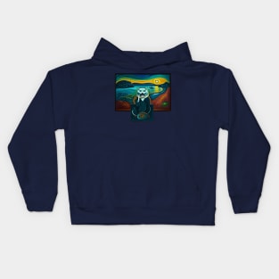 Cat's scream Kids Hoodie